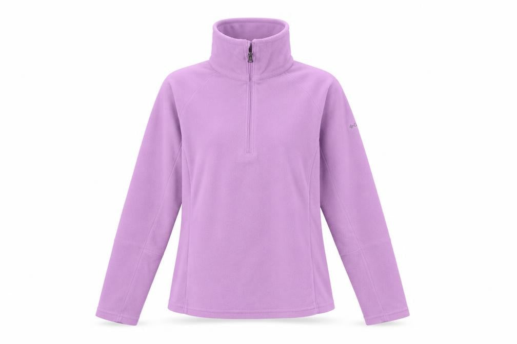 Columbia Women's Purple XS 1/2 Zip Fleece Pullover Sweatshirt