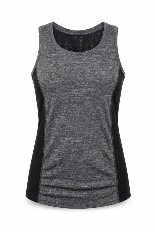 Blooming Marvellous Women's Grey Racerback Tank Top Size S Activewear