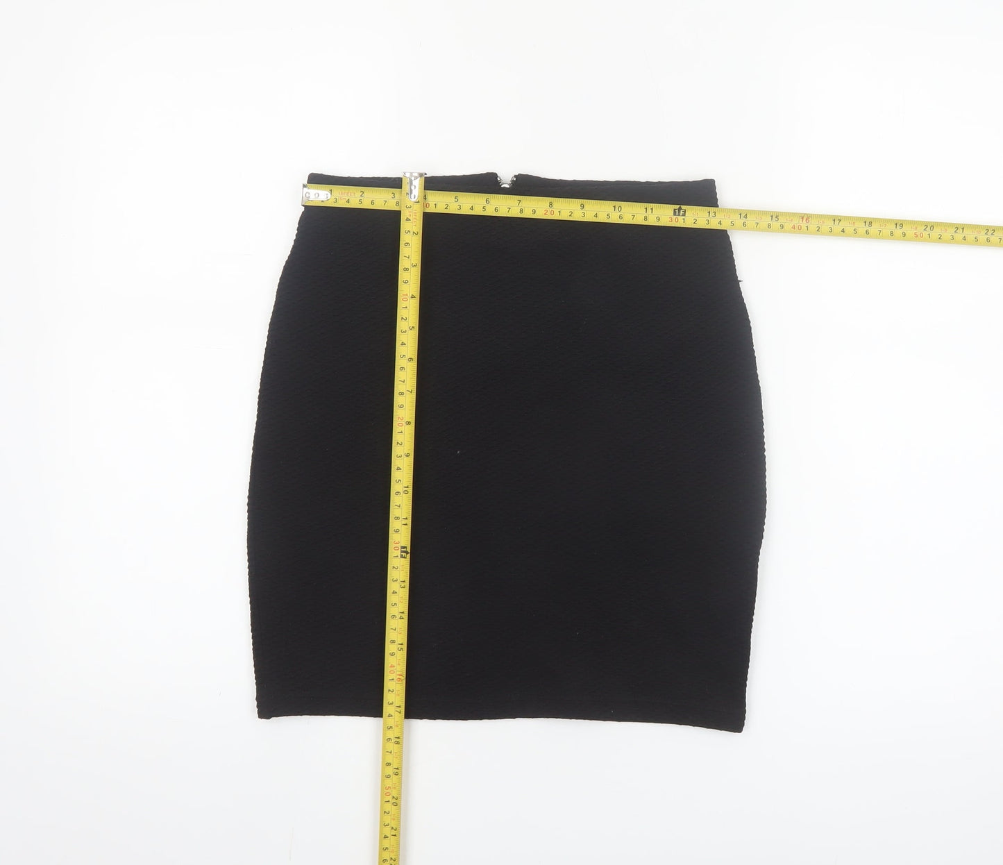 New Look Women's Black Size 6 Pencil Stretch Skirt