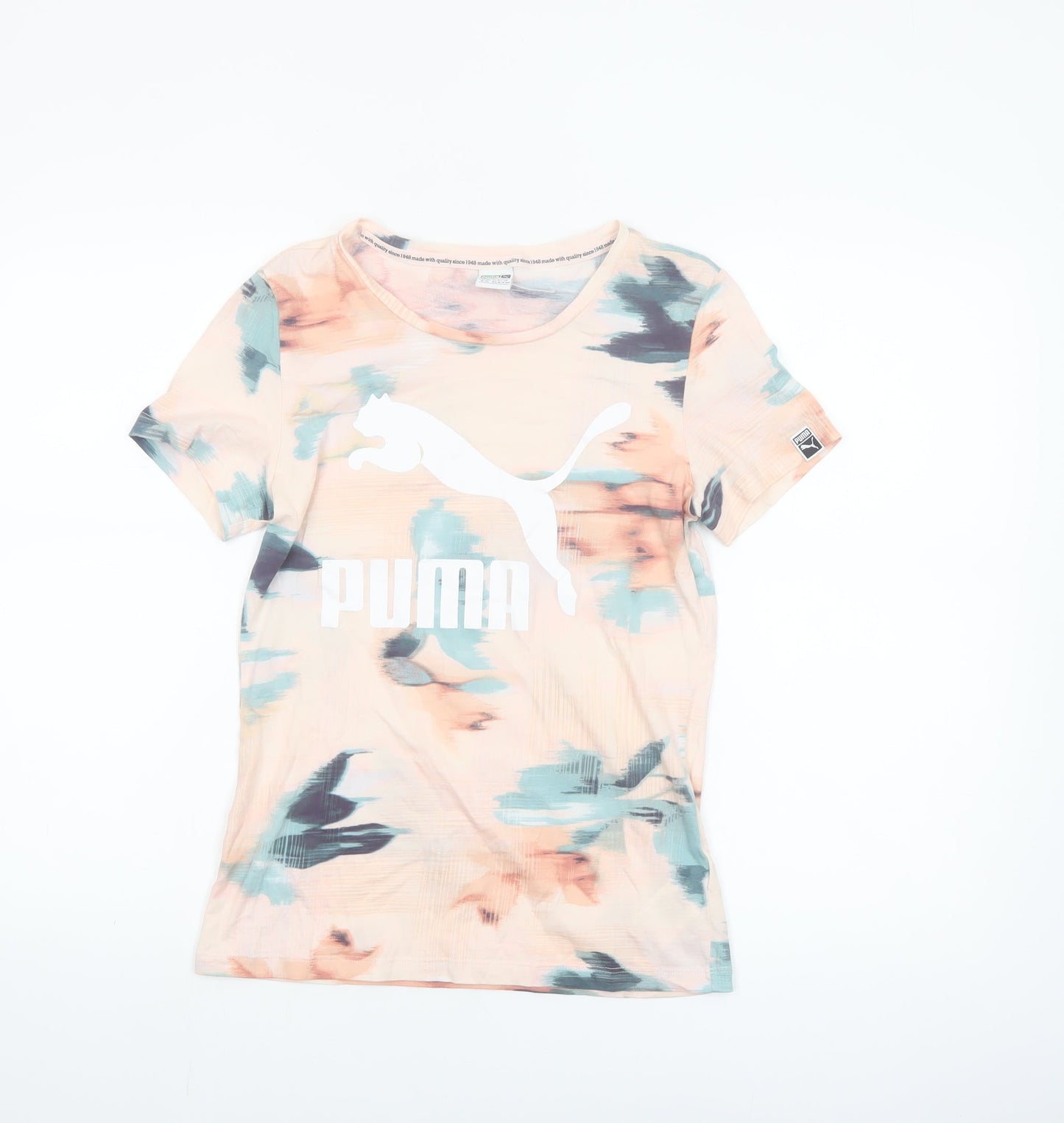 Puma Women's Multicoloured XL Basic Cotton Stretch T-Shirt