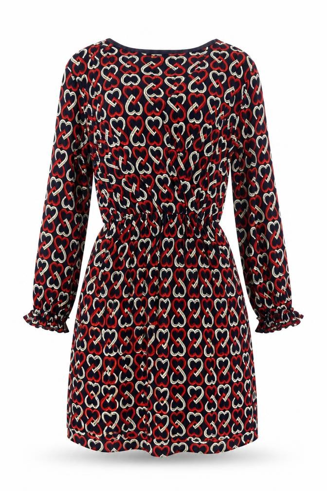 River Island Women’s Multicoloured Size 8 Long Sleeve Shift Dress