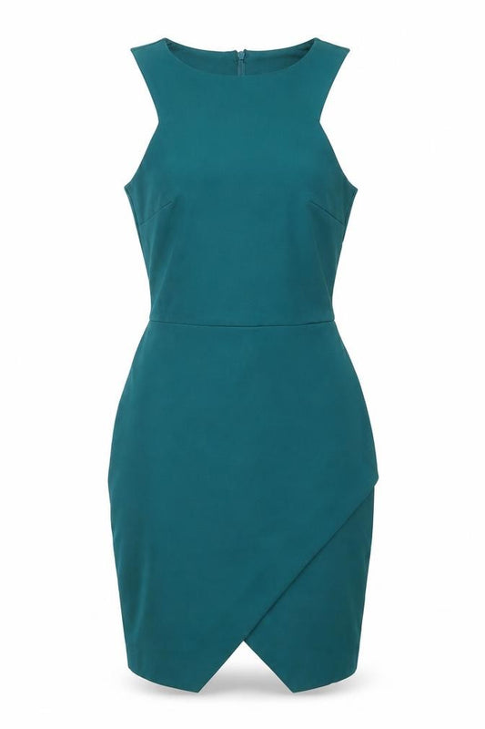 Zara Trafaluc Women Green Bodycon Sleeveless Mini Dress Size S