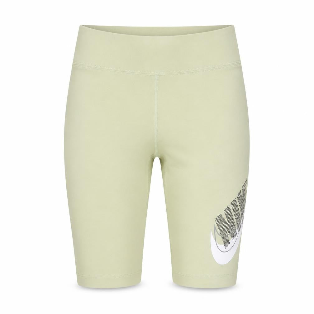 Nike Women’s Green Biker Shorts Small Tight Fit Cotton Blend