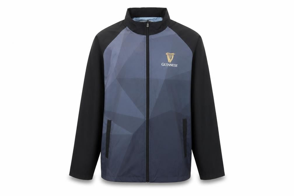 Guinness Men's Blue M Windbreaker Lightweight Jacket