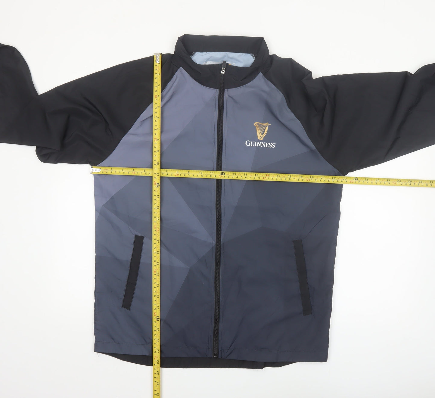 Guinness Men's Blue M Windbreaker Lightweight Jacket