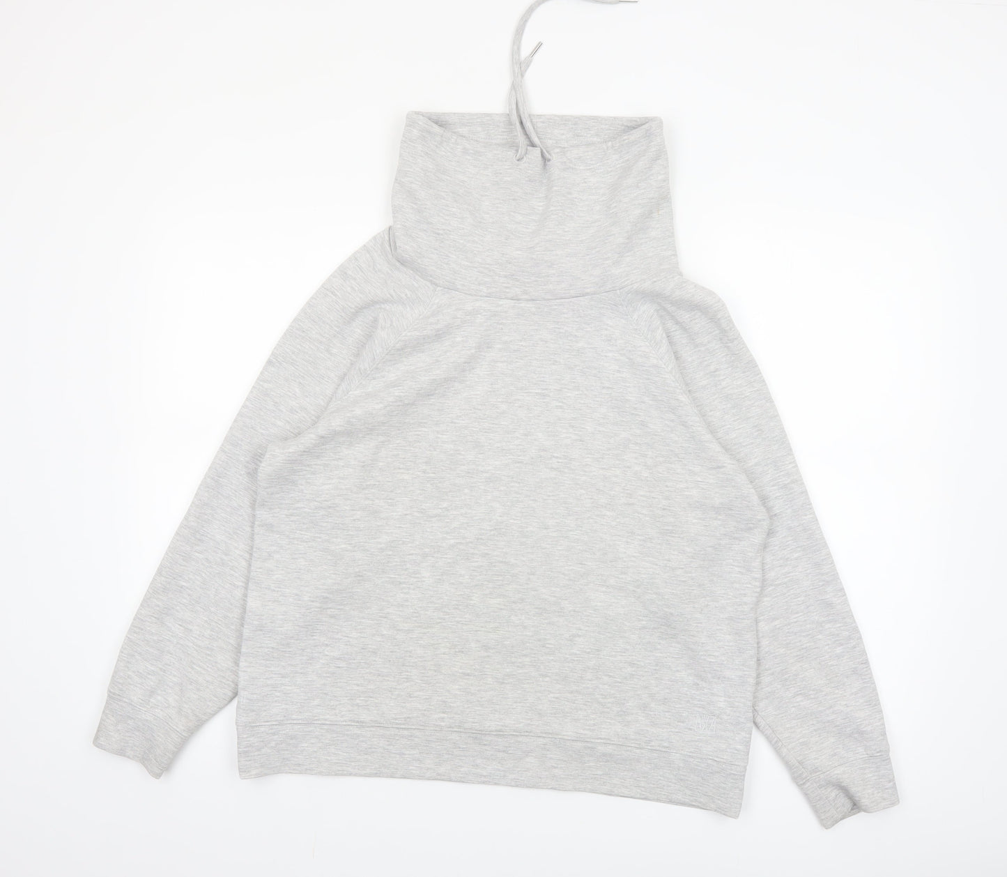 InWear Women Grey Long Sleeve Cowl Neck Pullover Sweatshirt M