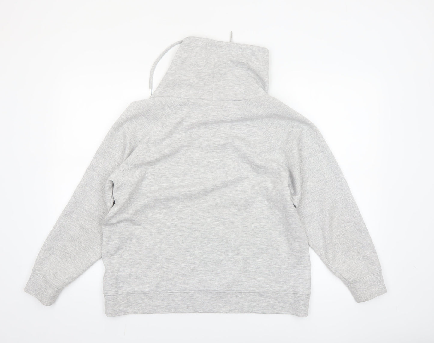 InWear Women Grey Long Sleeve Cowl Neck Pullover Sweatshirt M