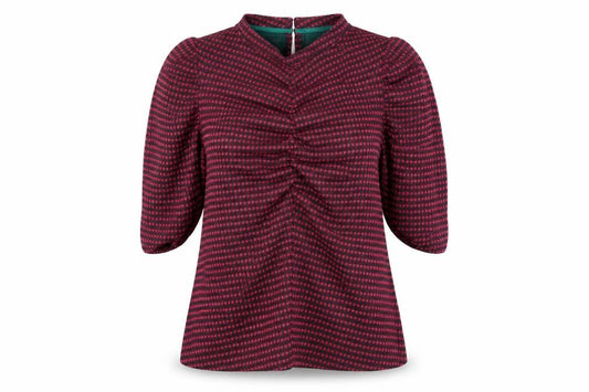 Savida Women's Multicoloured Check Tunic Blouse Size 16