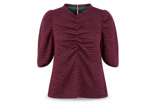 Savida Women's Multicoloured Check Tunic Blouse Size 16