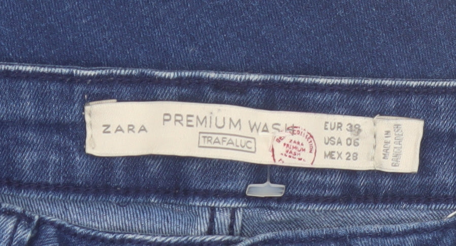 Zara Women Blue Skinny Jeans Size 10 Slim Fit Denim