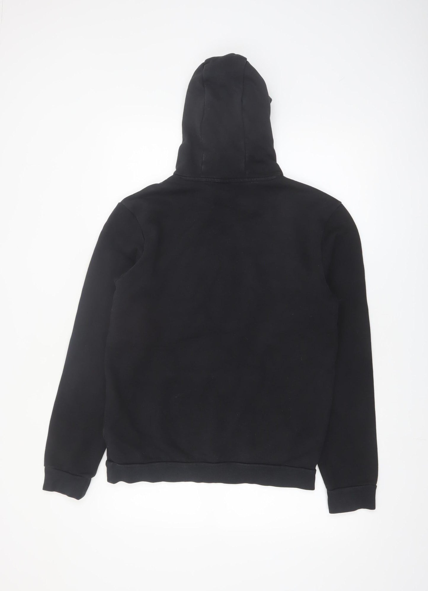 Adidas Men's Black Pullover Hoodie Size L Sports Fleece Sweatshirt