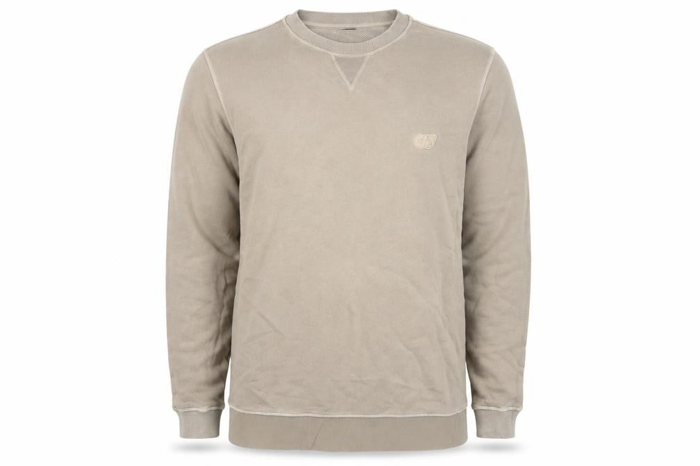 AlphaTauri Mens Beige XL Pullover Sweatshirt Crew Neck Long Sleeve