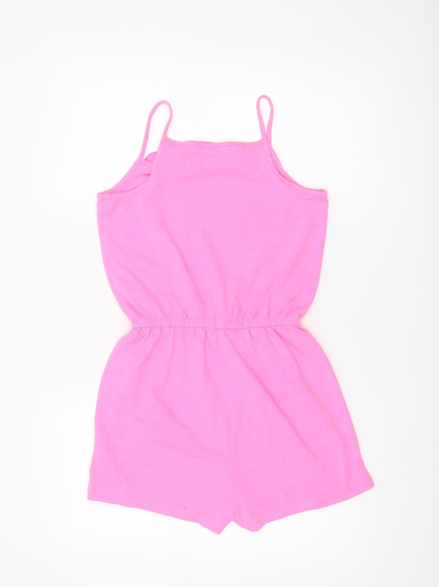 F&F Girls Pink Jersey Sleeveless Playsuit 12-13 Years