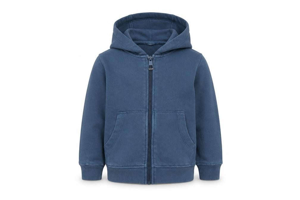 Next Boys Blue Full Zip Hoodie 4 Years Cotton Blend Casual