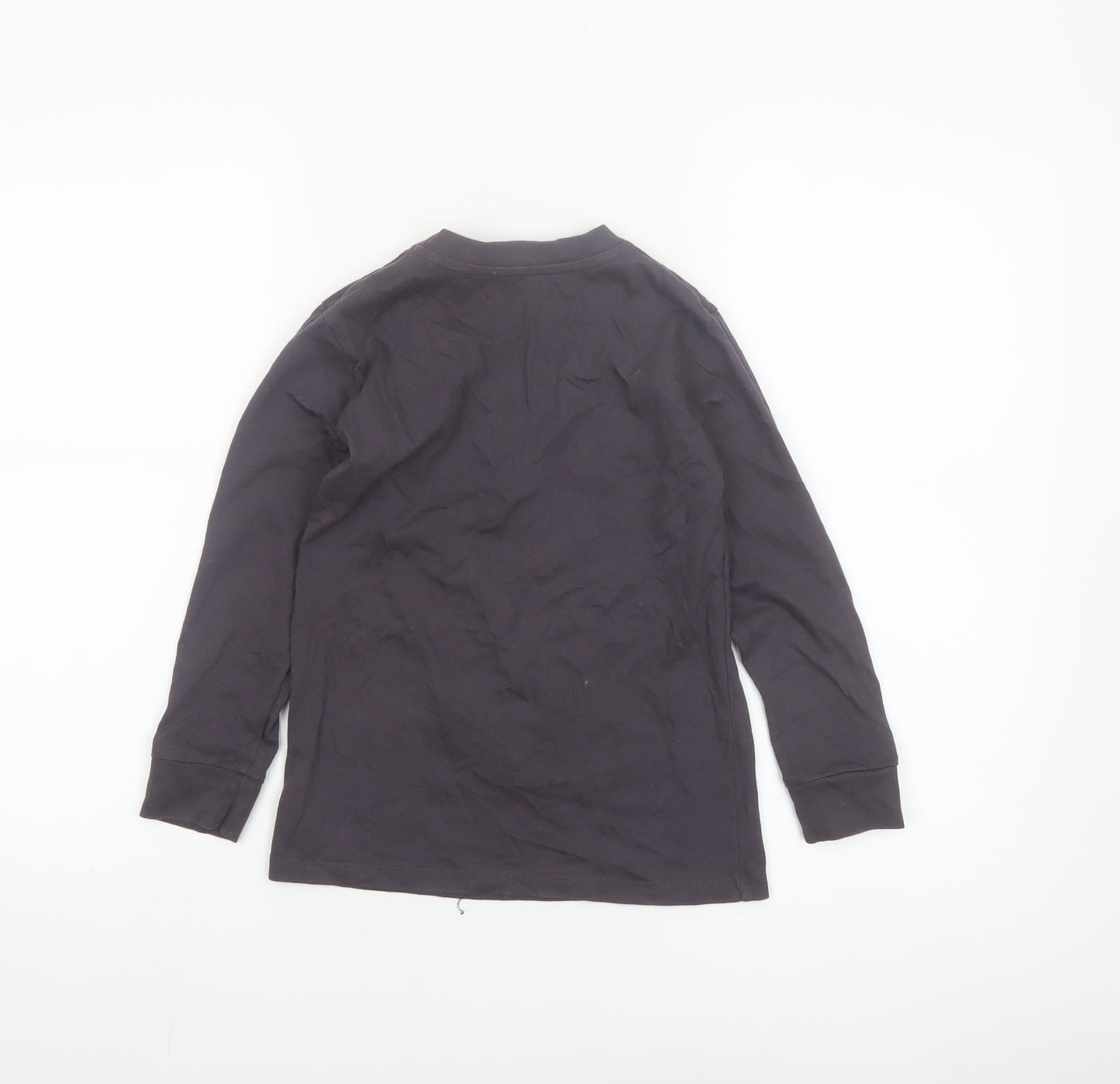 Dunnes Stores Boys Black Christmas 'Santa Is A Gamer' Long Sleeve T-Shirt 7-8 Years