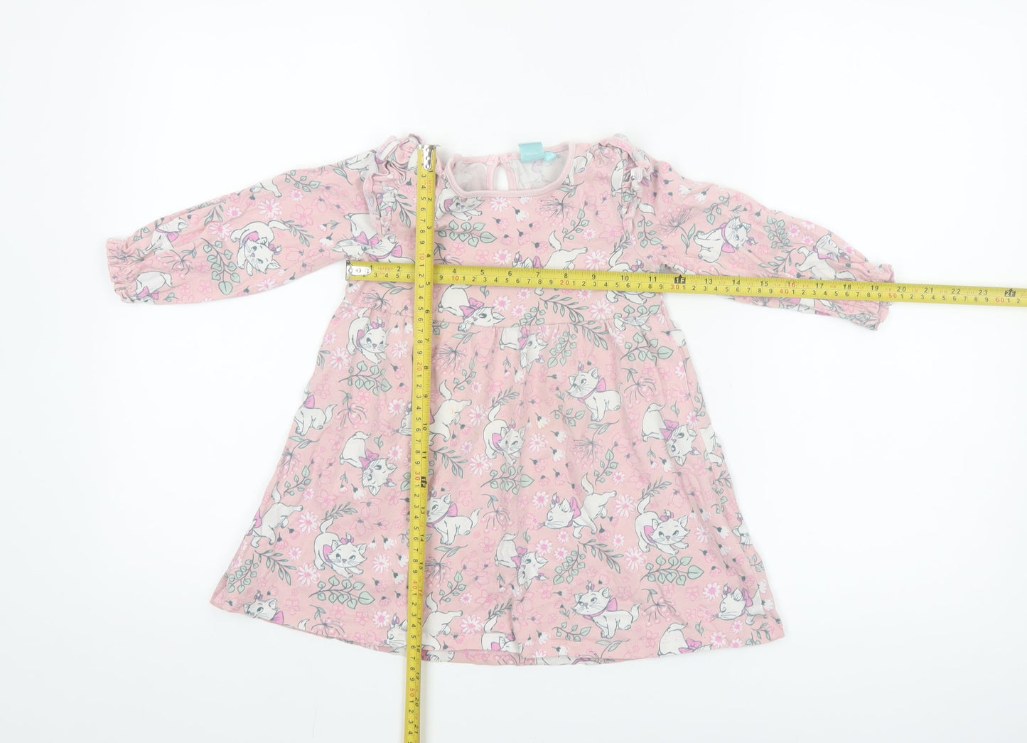 Disney Baby Girls Pink Marie Aristocats A-Line Dress 24 Months