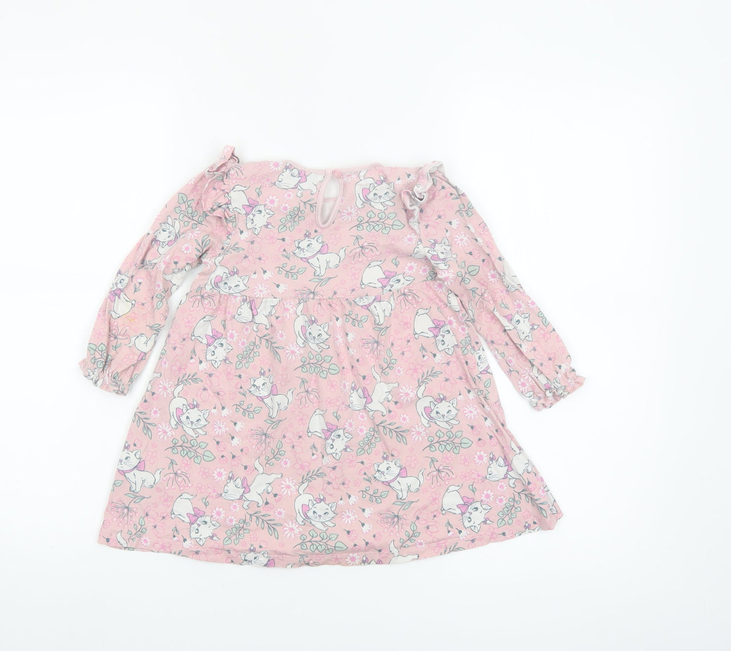 Disney Baby Girls Pink Marie Aristocats A-Line Dress 24 Months