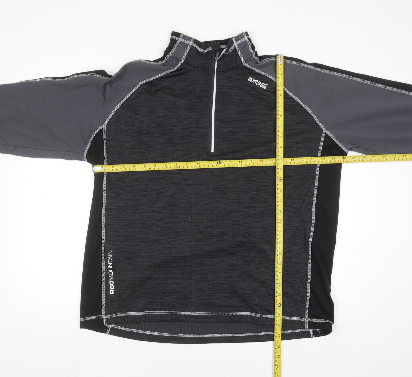 Regatta Mens Black 2XL 1/4 Zip Pullover Outdoor Sweatshirt