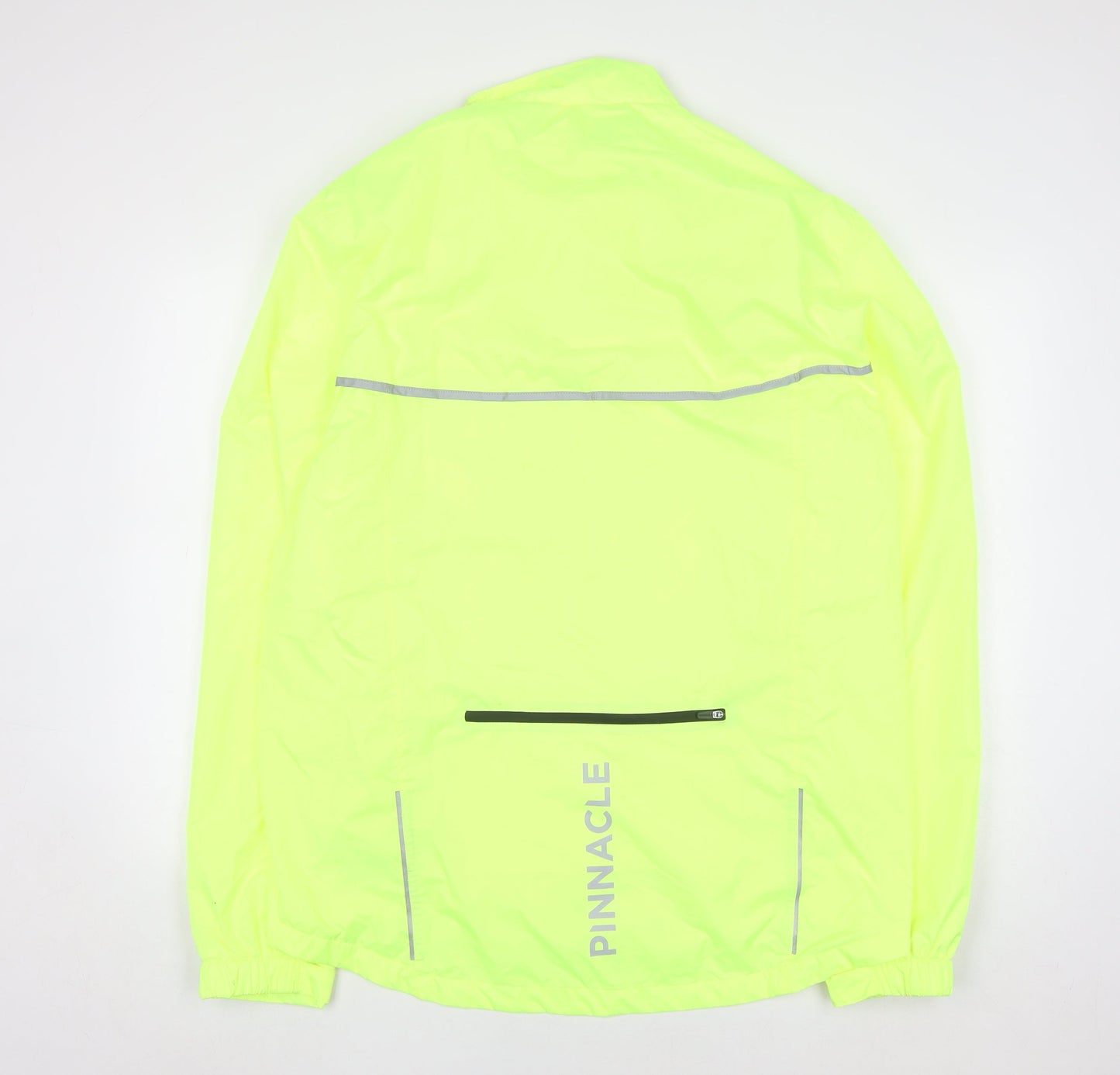 Pinnacle Men's Yellow 3XL Windbreaker Cycling Jacket Reflective Lightweight