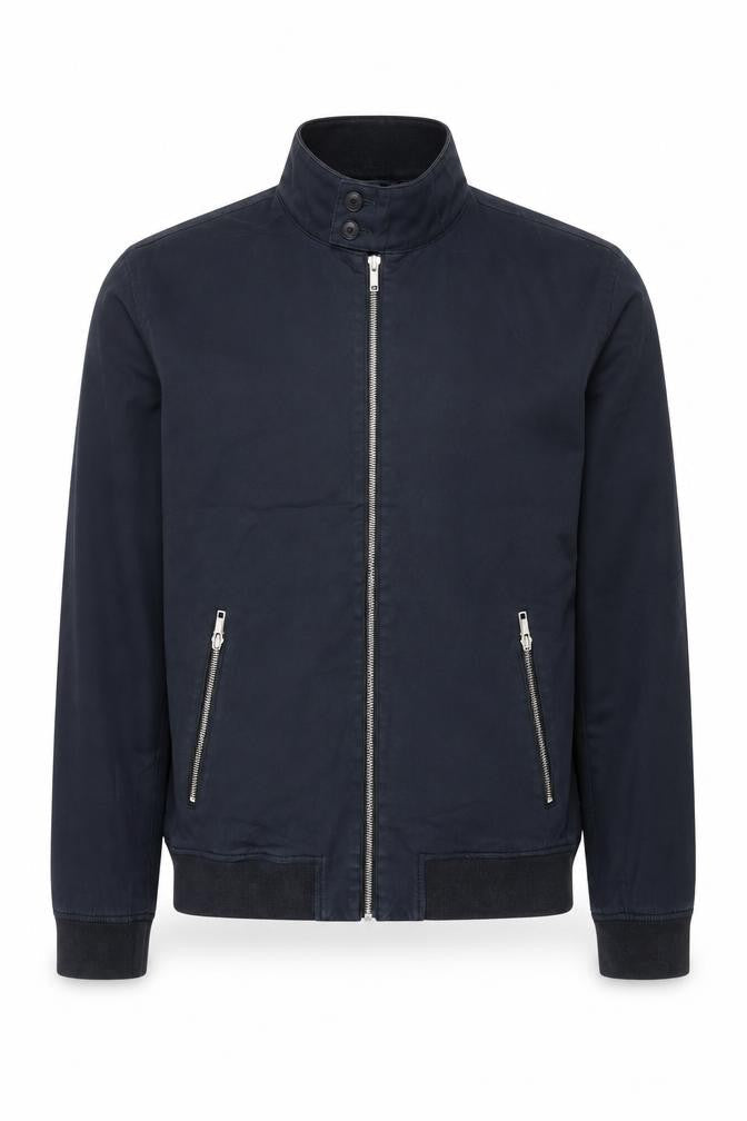Jack & Jones Premium Men's Navy Cotton Bomber Jacket Size L