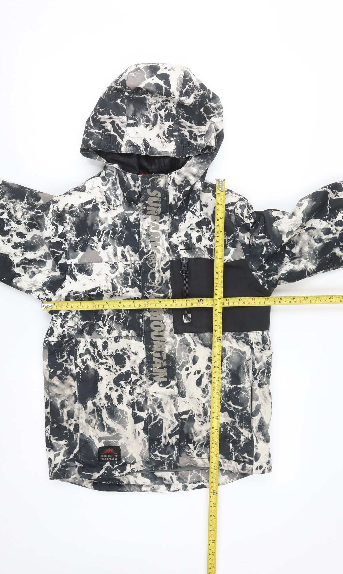 Surfanic Boys Multicoloured Ski Jacket Hooded Waterproof 12 Years