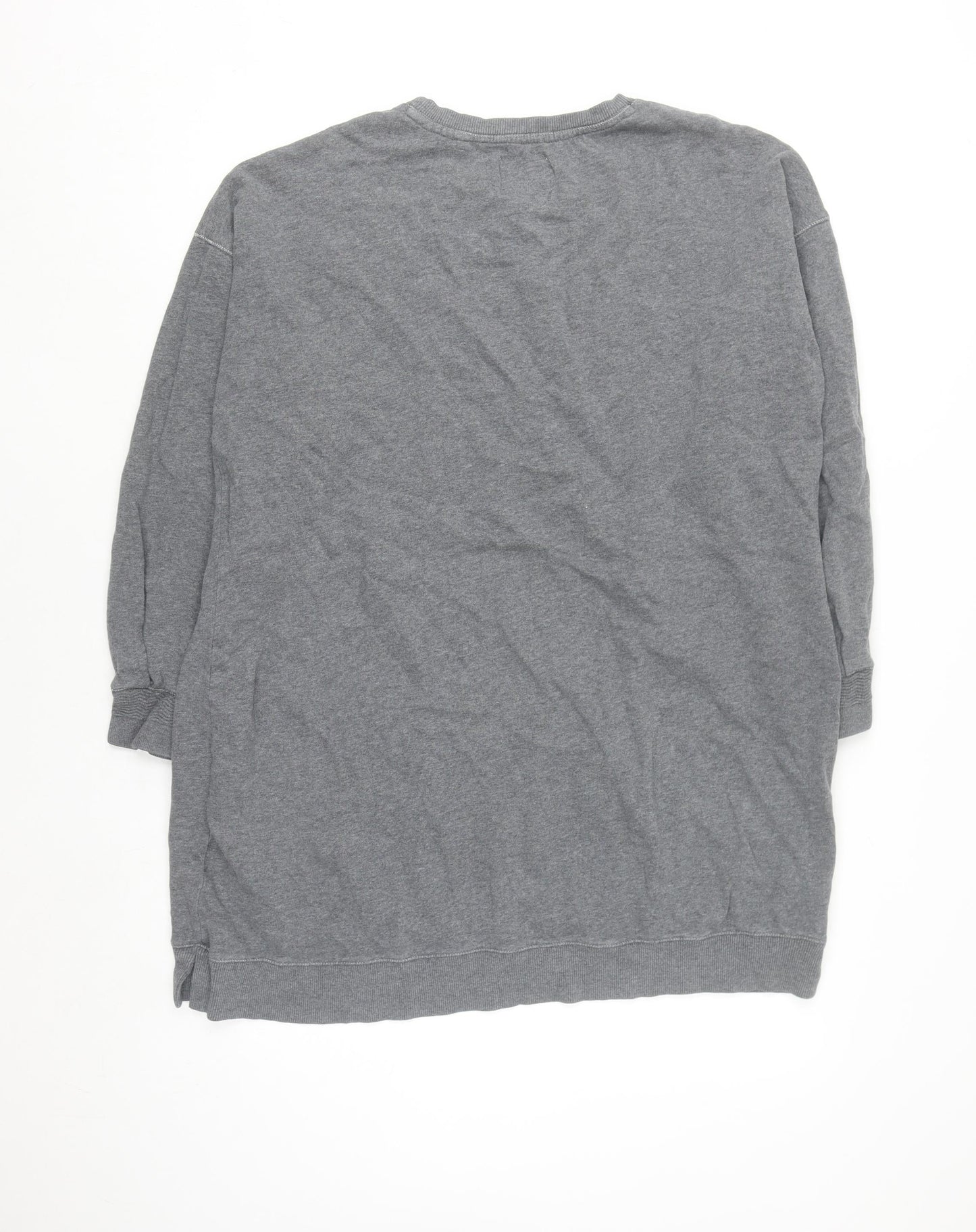 Next Women's Grey XL Longline Pullover Sweatshirt Tunic