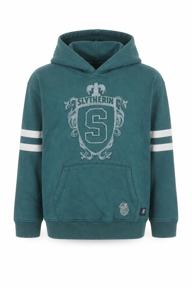 Marks & Spencer Boys Green Harry Potter Slytherin Pullover Hoodie 9-10 Years