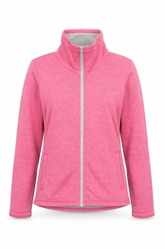 Bench Women Pink Full Zip Fleece Sweatshirt XL
