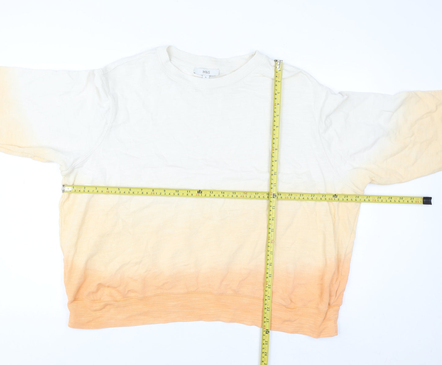 Marks and Spencer Womens Orange Mix XL Pullover Sweatshirt