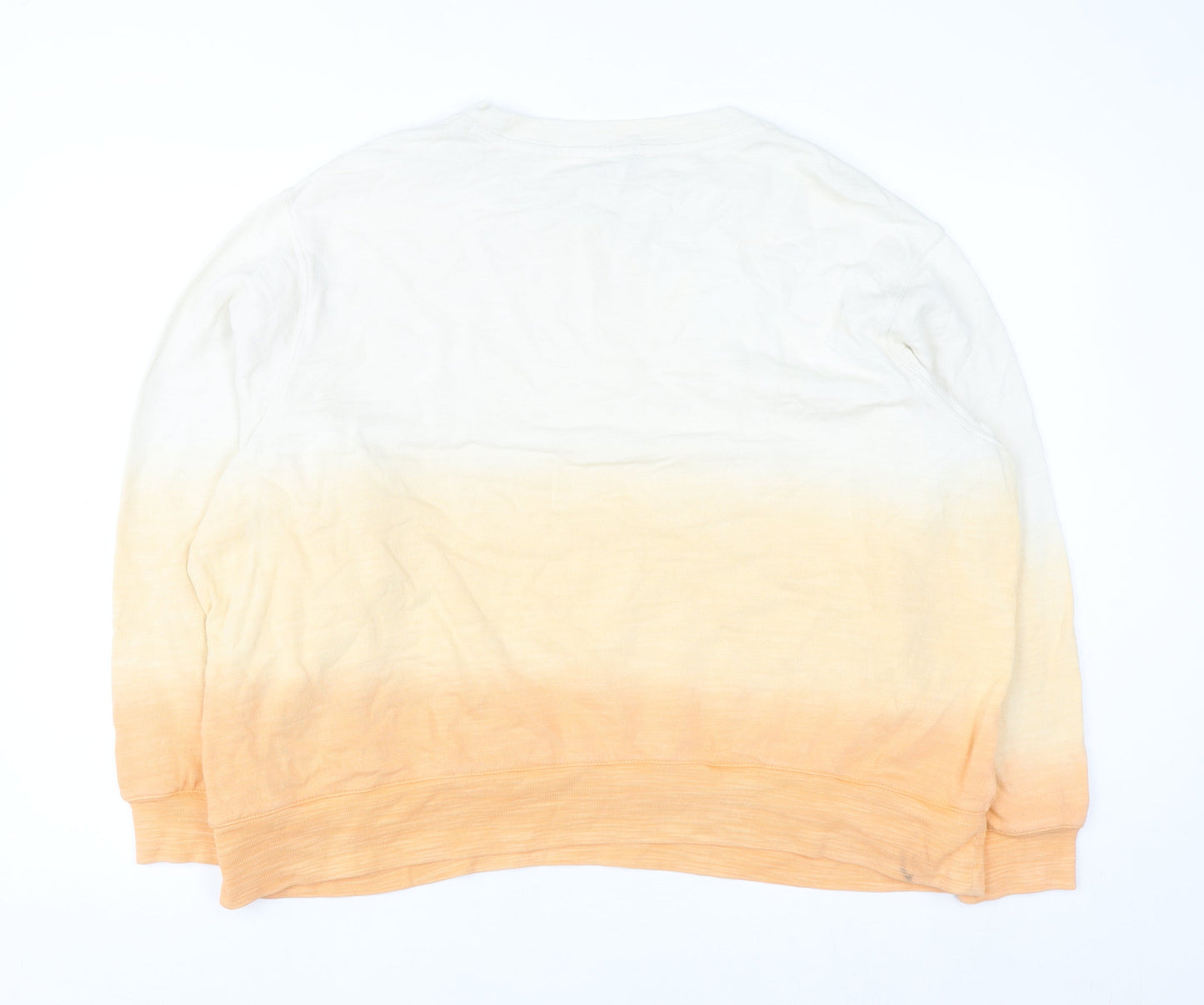 Marks and Spencer Womens Orange Mix XL Pullover Sweatshirt