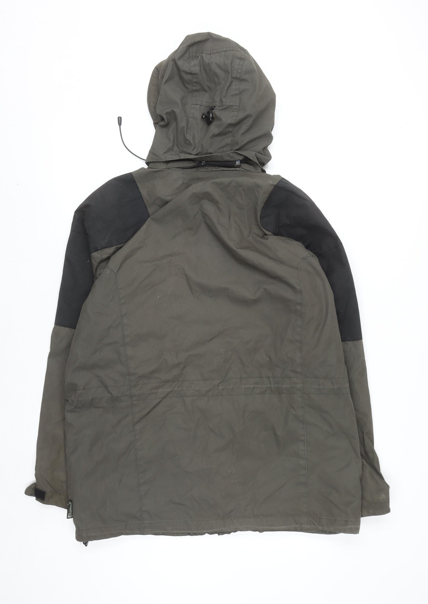 Pinewood Men's Green Hooded Outdoor Parka Jacket M
