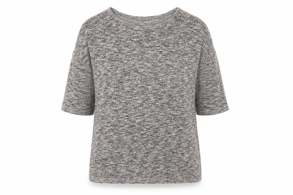 New Look Women's Grey Knit Pullover Jumper Size S