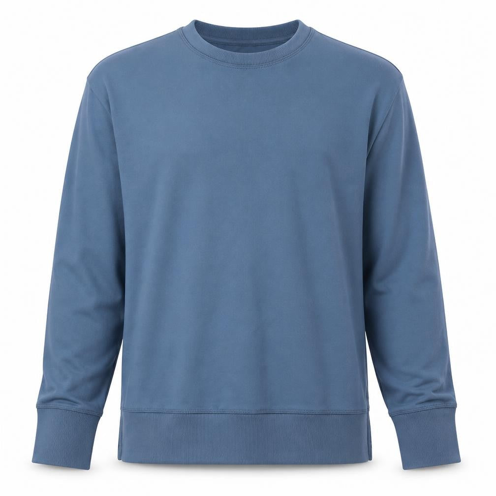Bench Men's Blue Crew Neck Pullover Sweatshirt M Regular Fit