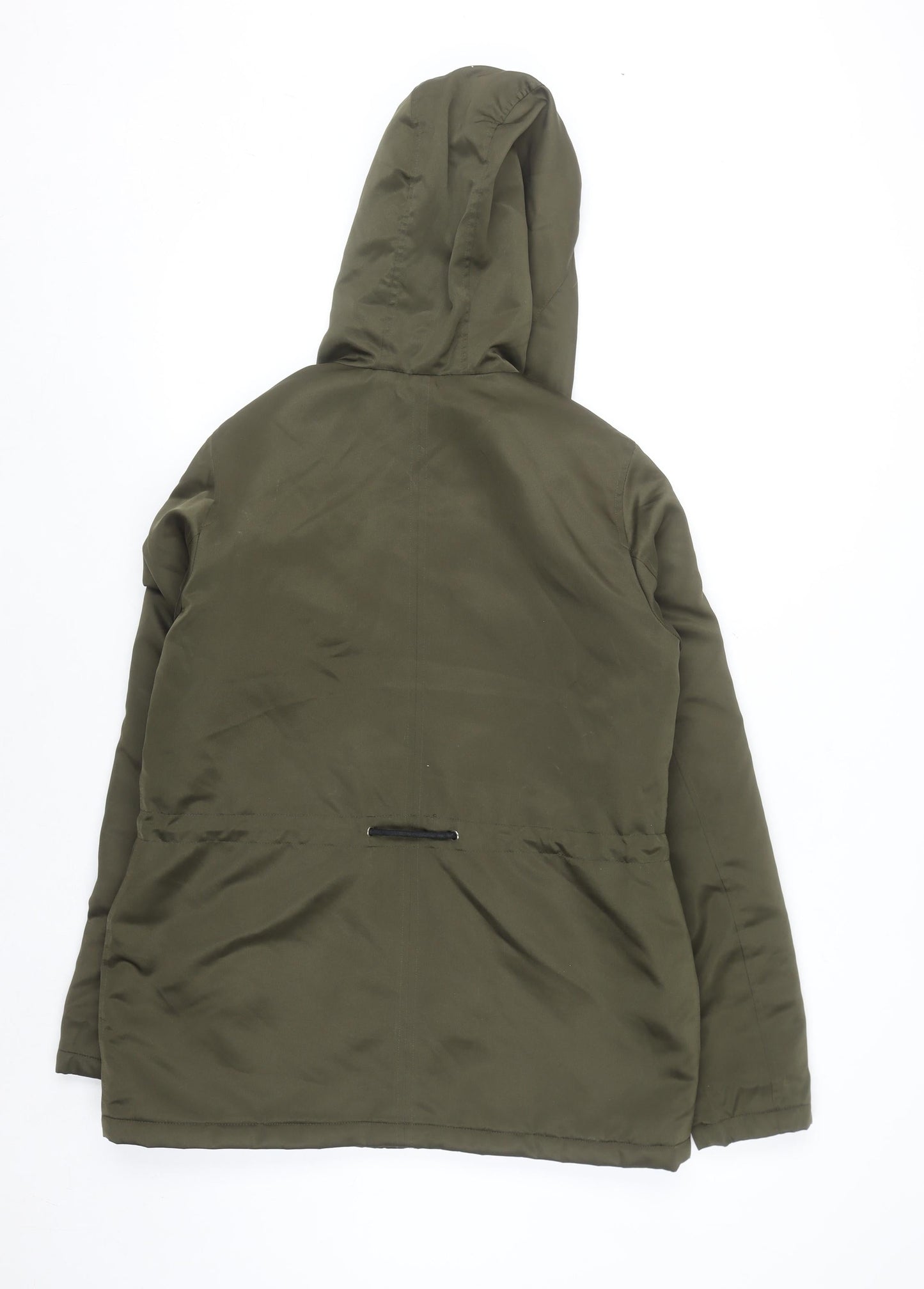 Dorothy Perkins Women’s Green Hooded Parka Jacket Size 10
