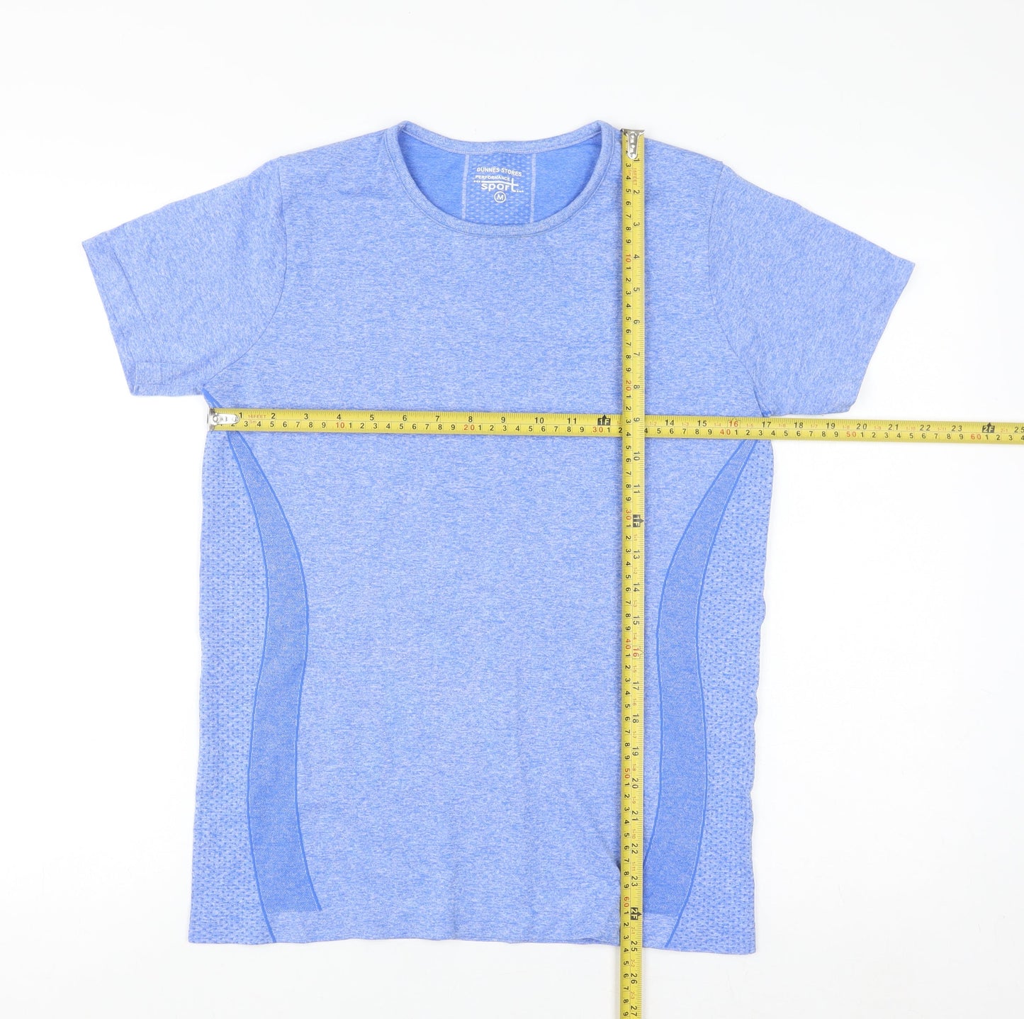 Dunnes Stores Women Blue Short Sleeve Active T-Shirt Size M