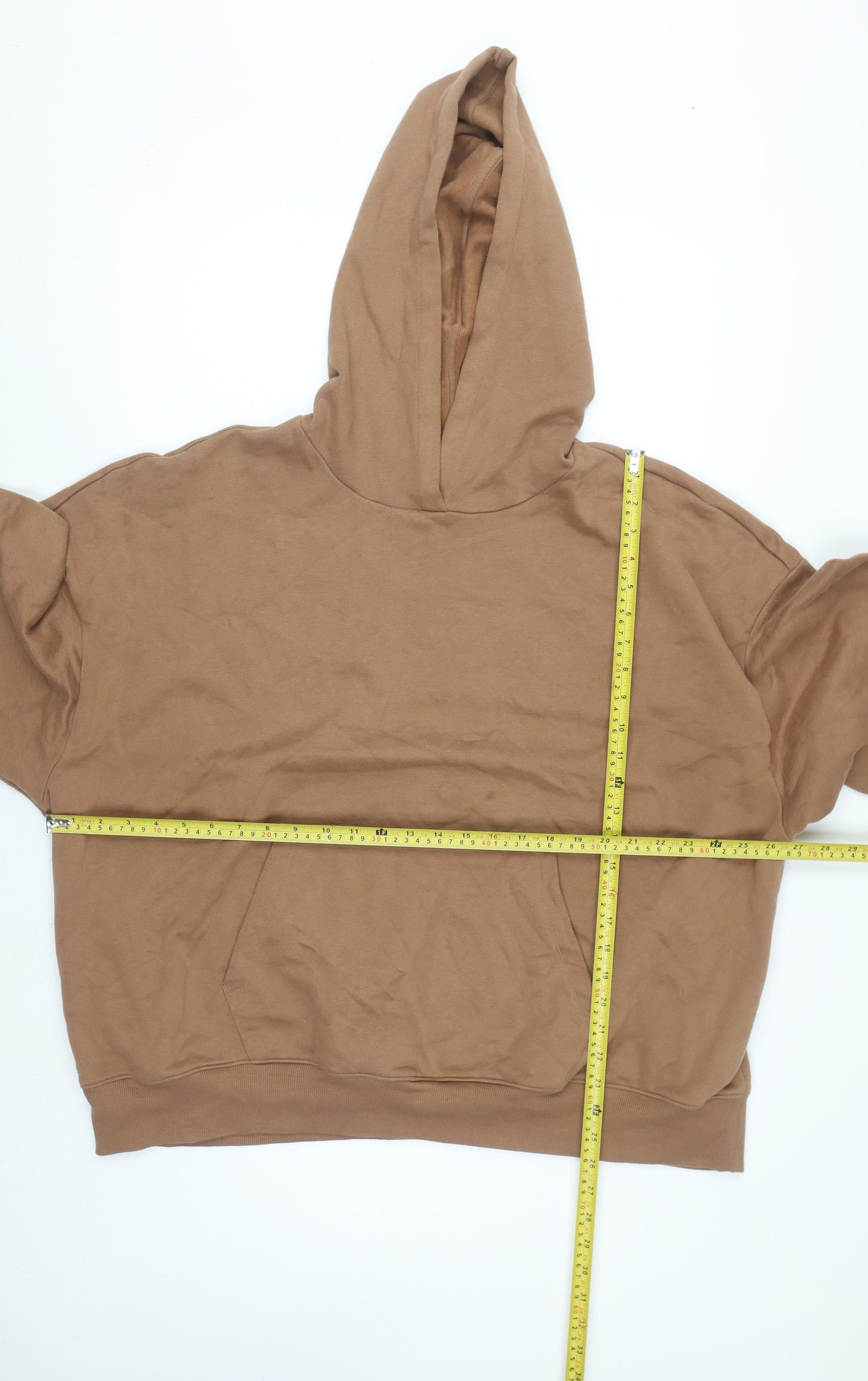Marks and Spencer Men's Brown XL Pullover Hoodie Fleece