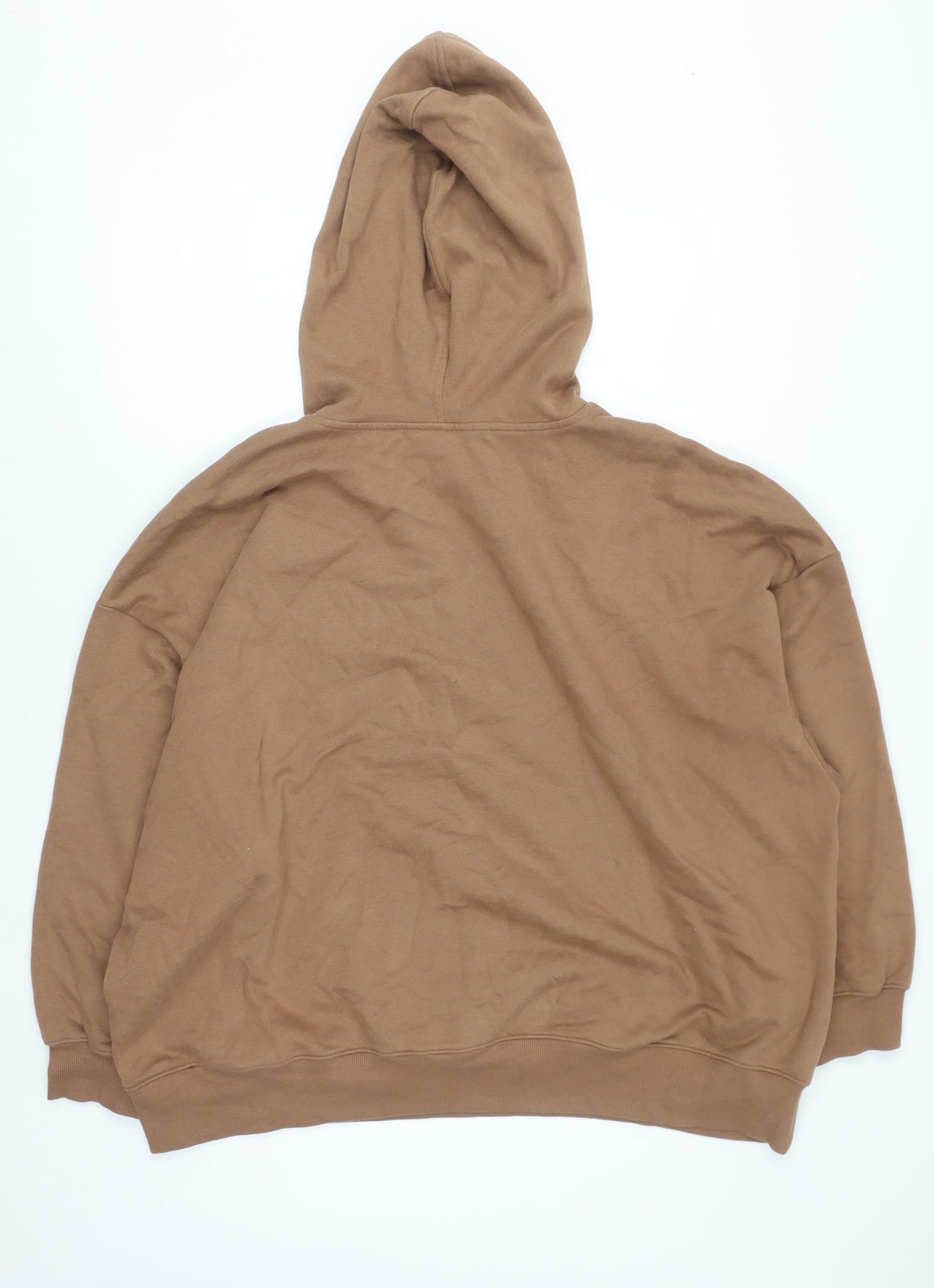 Marks and Spencer Men's Brown XL Pullover Hoodie Fleece