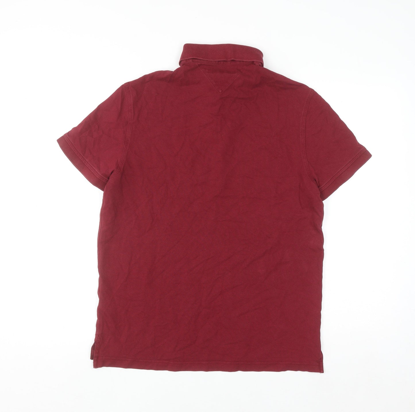 Tommy Hilfiger Men's Red Regular Fit 1985 Polo Shirt Size M