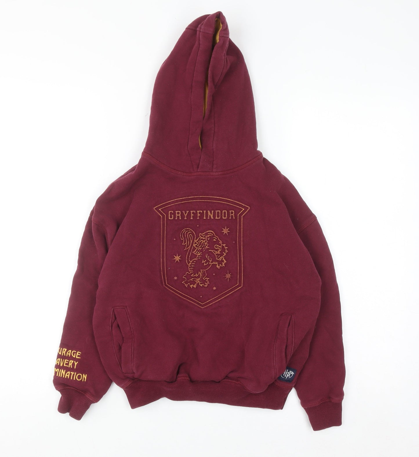Marks and Spencer Boys Burgundy Gryffindor Pullover Hoodie 8-9 Years