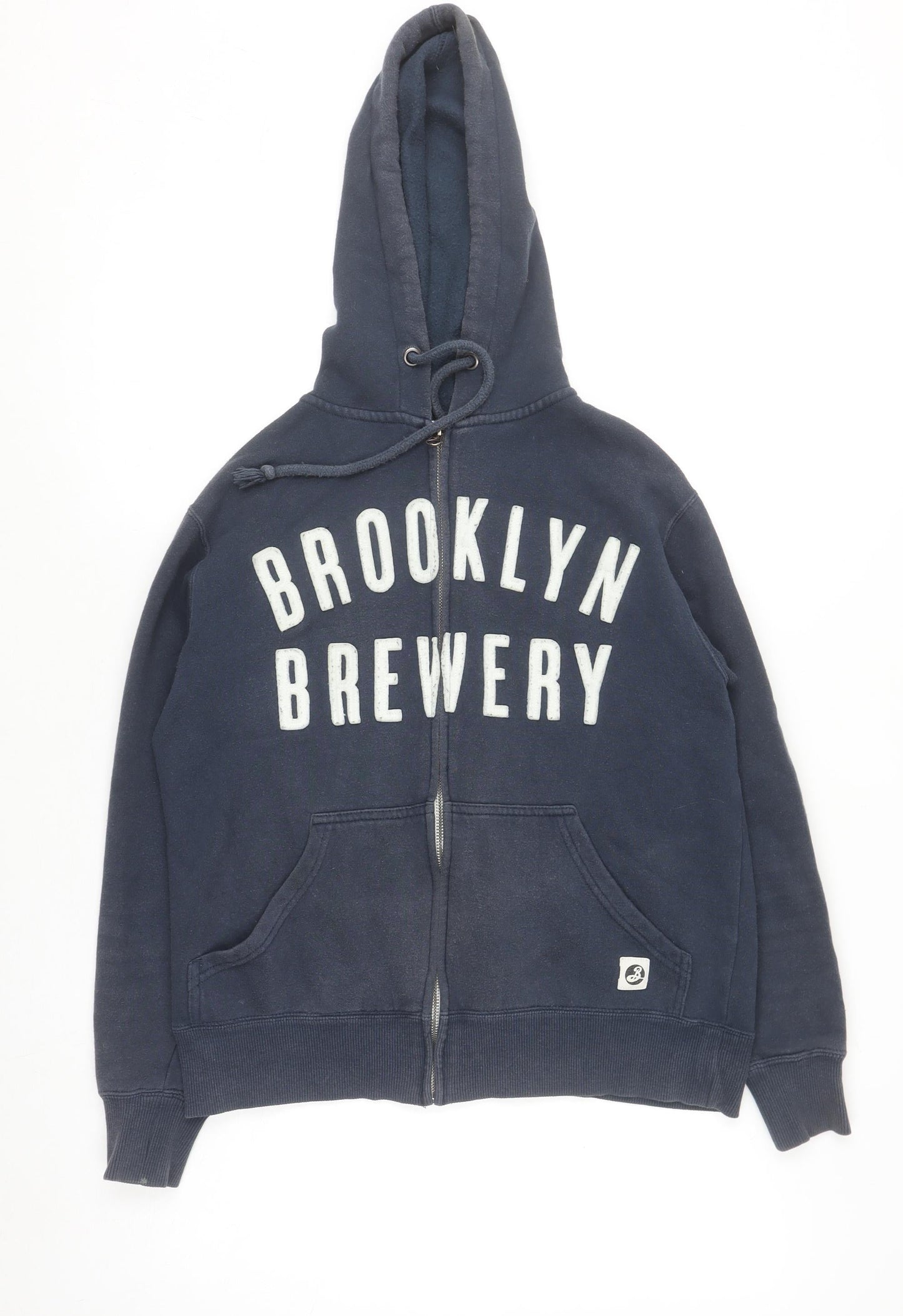 Brooklyn Brewery Navy Blue Women's Small Full Zip Hoodie