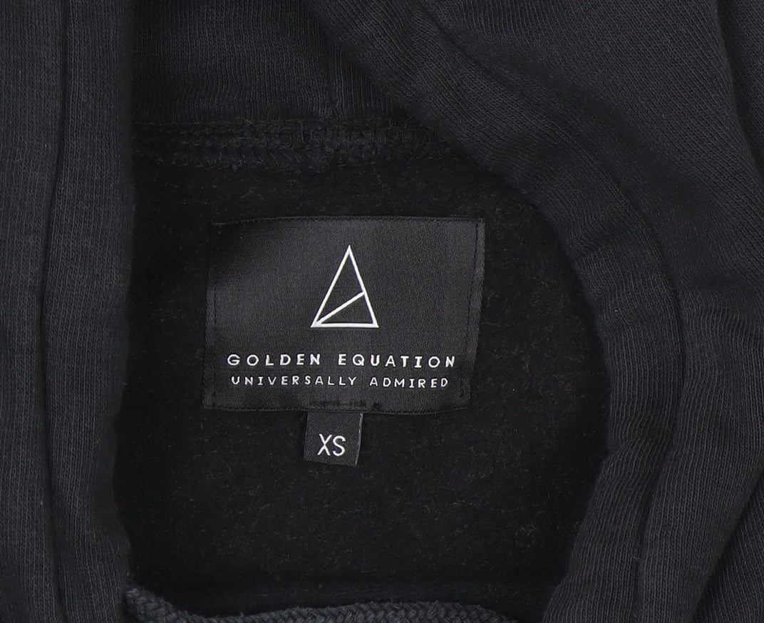 Golden Equation Men's Black XS Pullover Hoodie with Logo