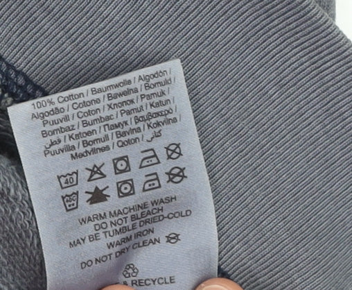 Jack & Jones Boys Grey Pullover Graphic Print Cotton Jumper 10 Years