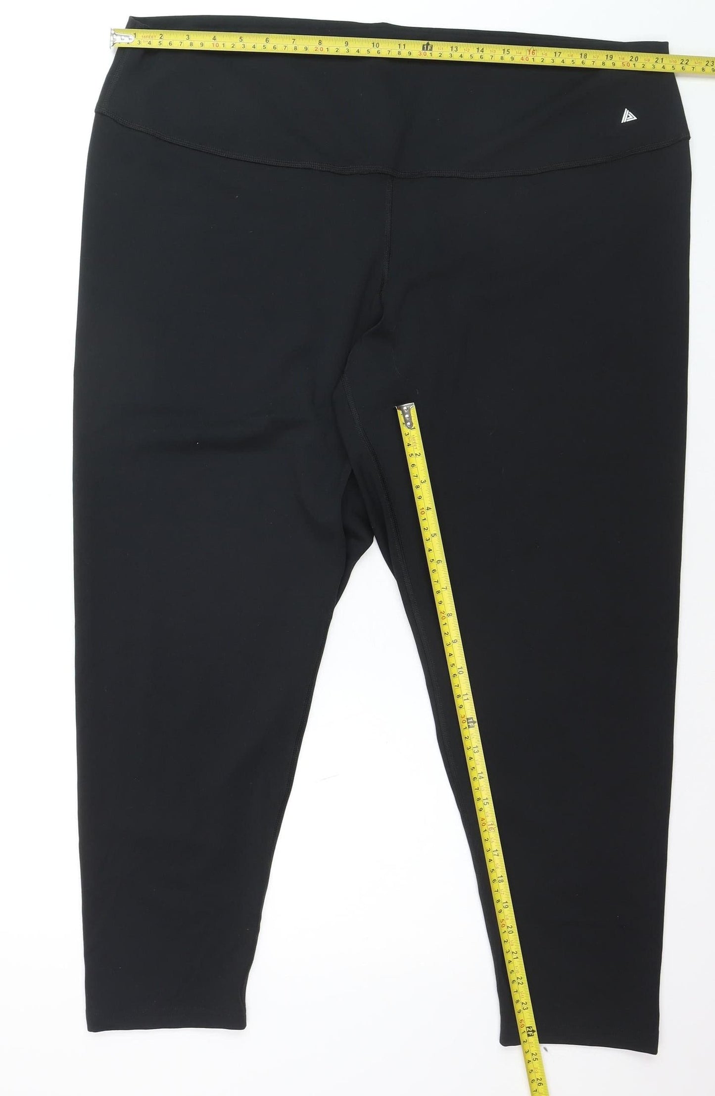 Next Women's Black Ankle Length Leggings Size 26 Stretch Activewear
