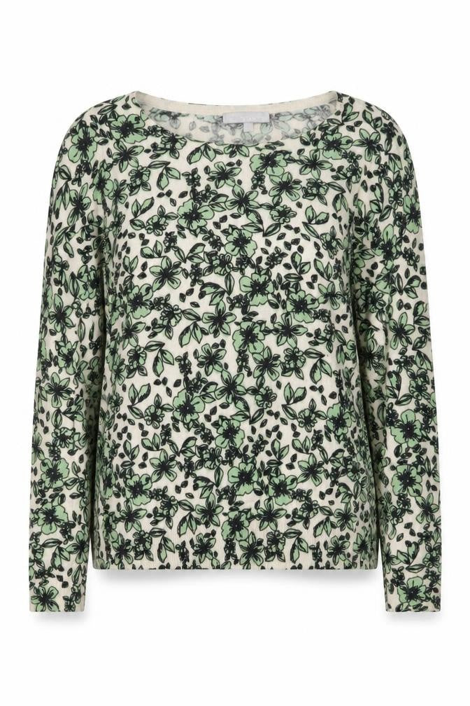 Red Herring Women's Multicoloured Floral Cotton Crew Neck Jumper M