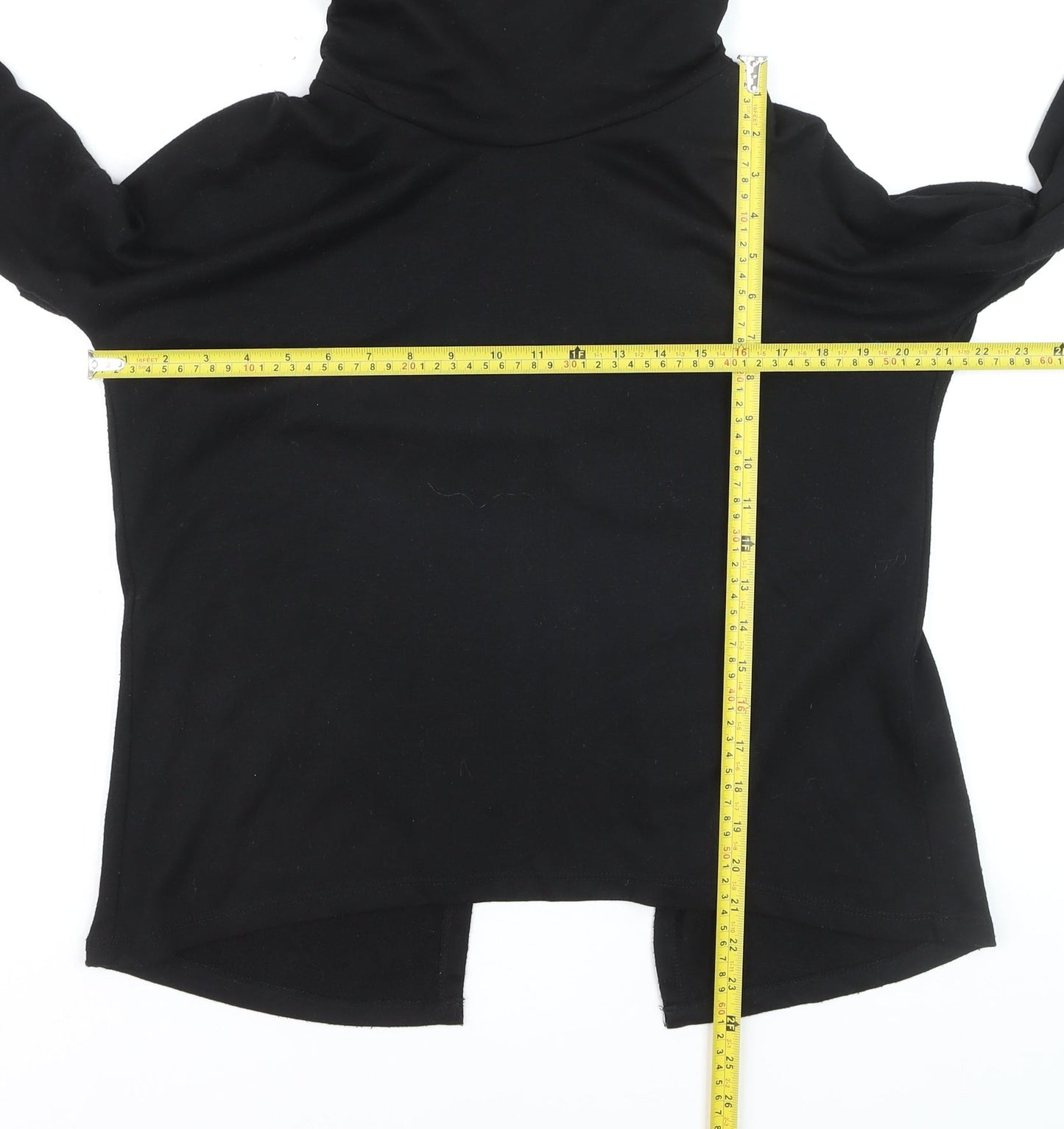 Mystify Womens Black Roll Neck Long Sleeve Pullover Jumper M