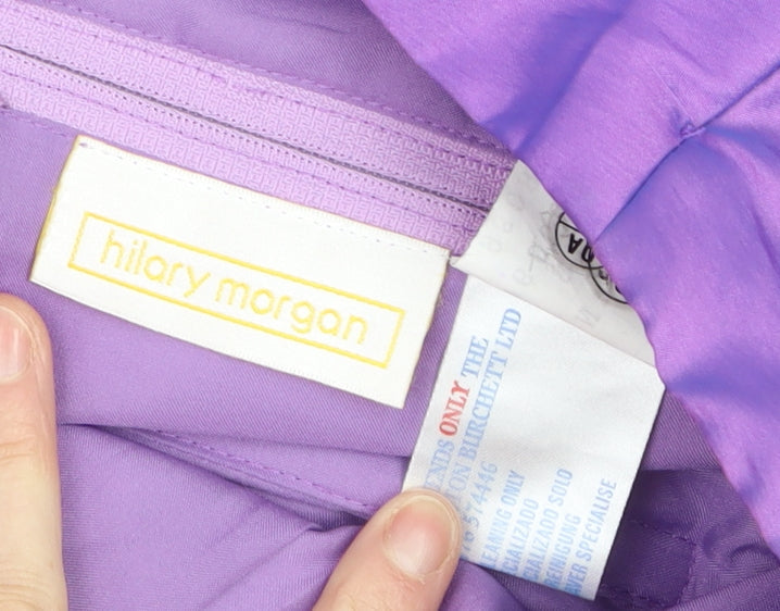 Hilary Morgan Women’s Purple Strapless Ball Gown Dress Size 18