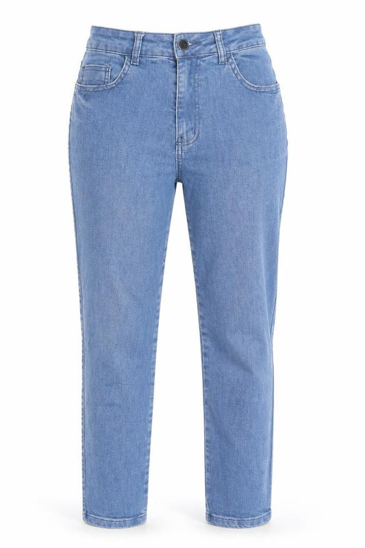 Biotipo Women Blue Size 12 Straight Leg Denim Jeans