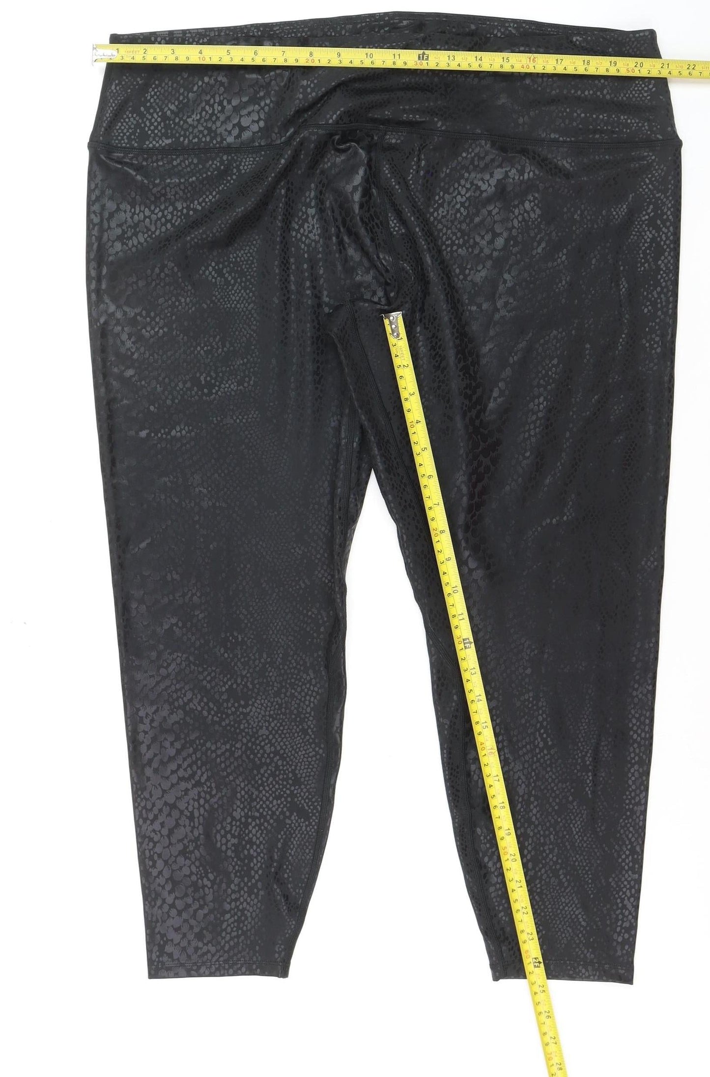 Next Active Womens Black 2XL Animal Print Leggings Gym Trousers