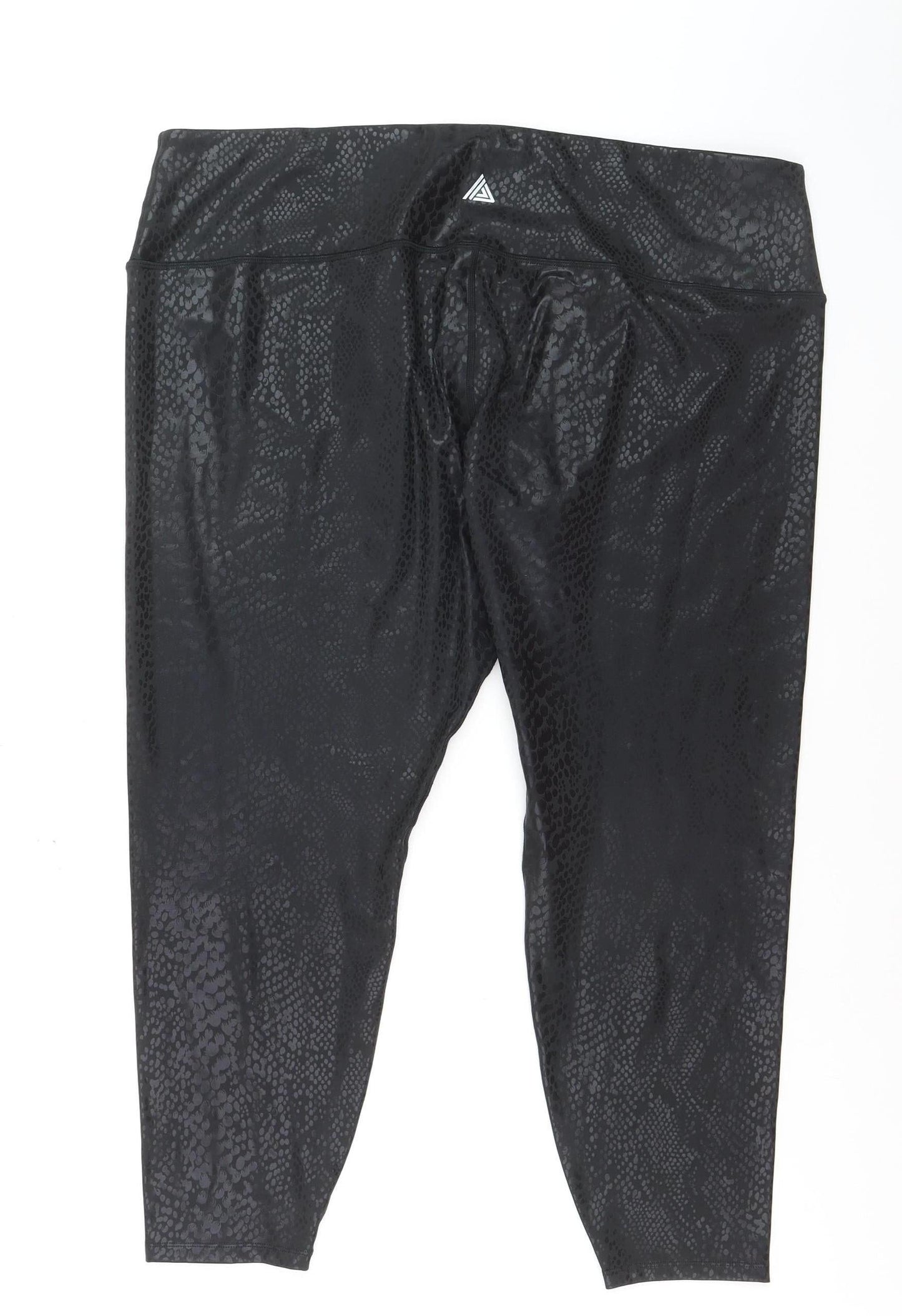 Next Active Womens Black 2XL Animal Print Leggings Gym Trousers