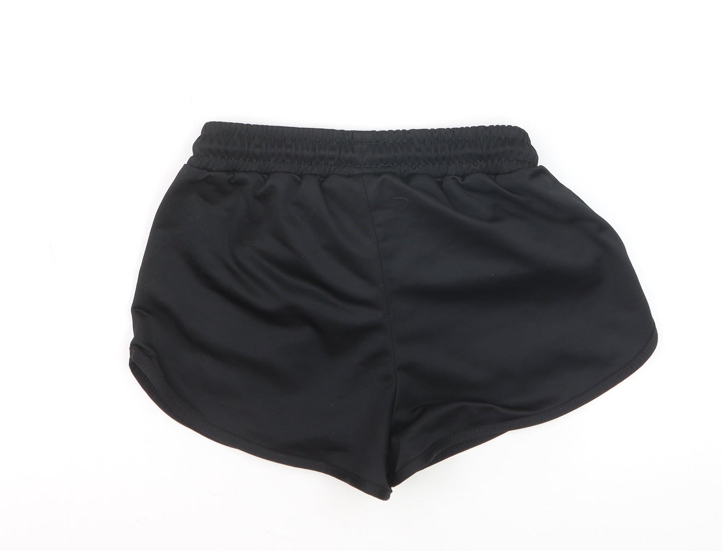 Ellesse Boys Black Athletic Shorts UK 4 Regular Fit Drawstring Sportswear